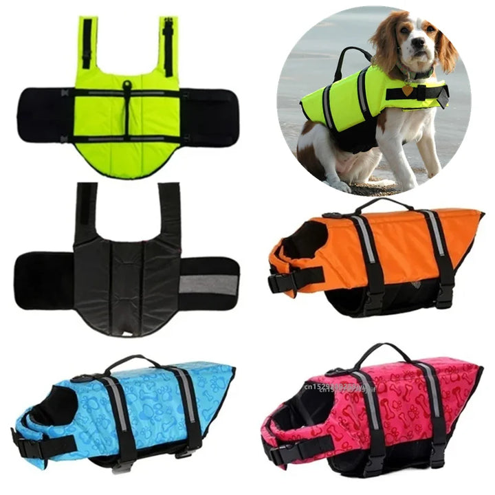 Summer Dog Life Jacket Reflective