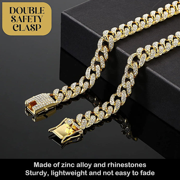 Luxury Cuban Chain Dog Collar